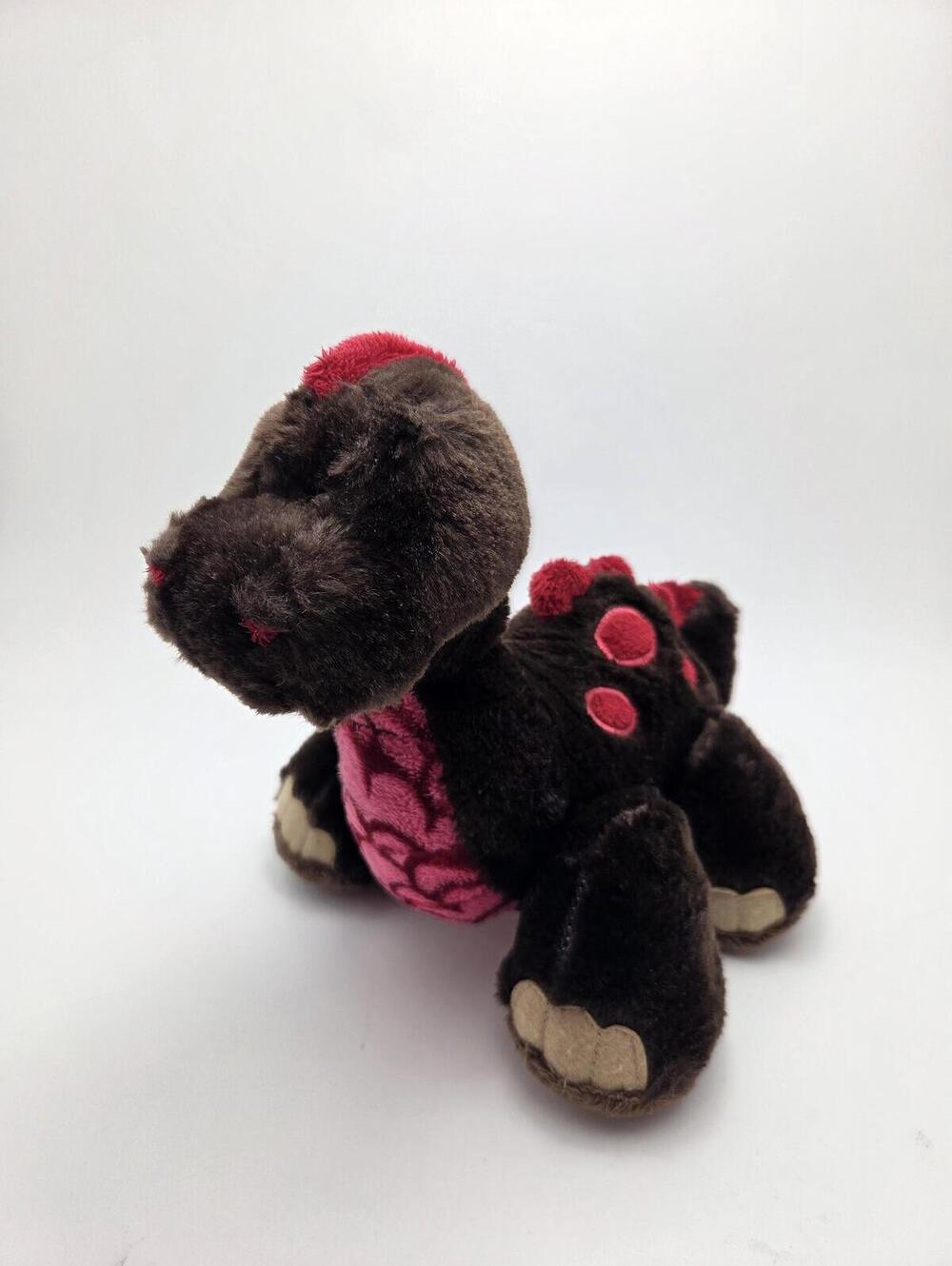 Vintage Webkinz Cocoa Dinosaur Plush with No Tag/Code, Ganz Plush (8 inch)